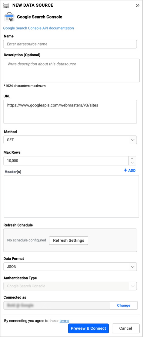 DataSourcesView