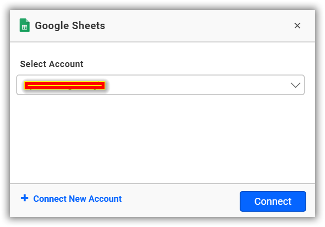 Connect to account