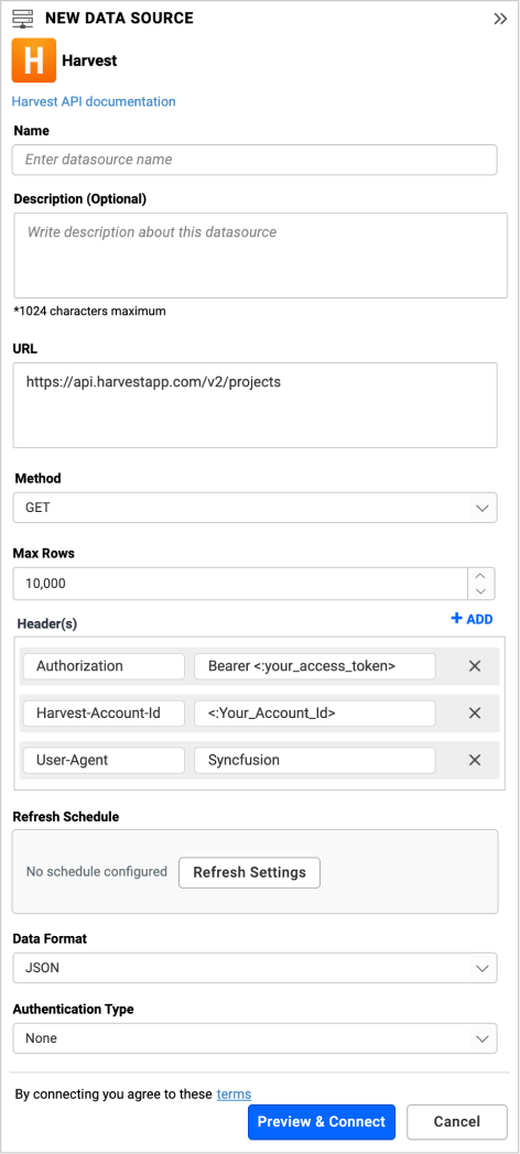 DataSourcesView