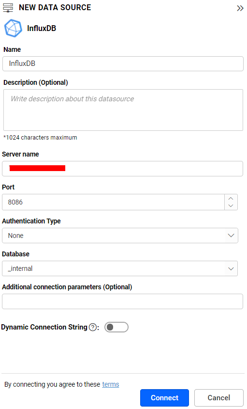 InfluxDB Connection