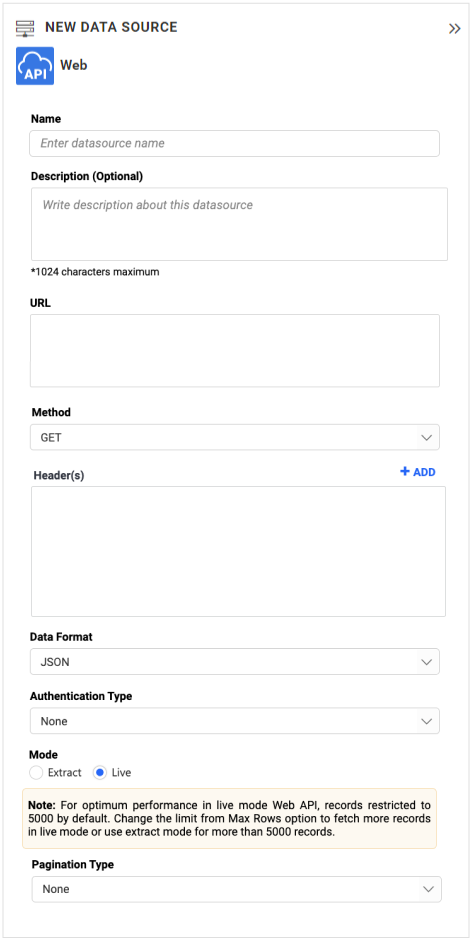 Data source preview