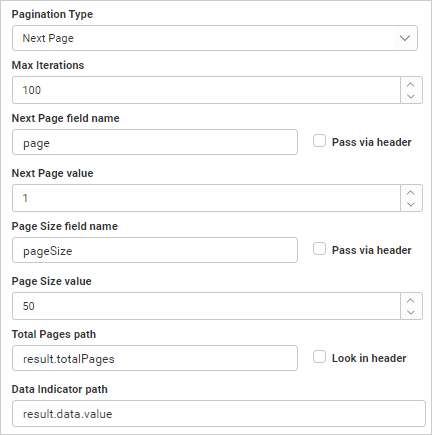 Next Page Pagination