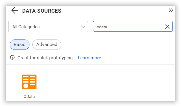 Choose data source