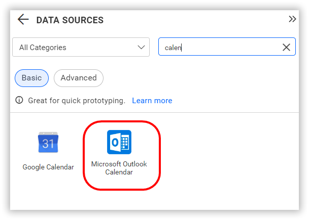 Choose data source