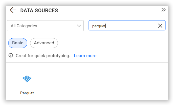 Choose data source