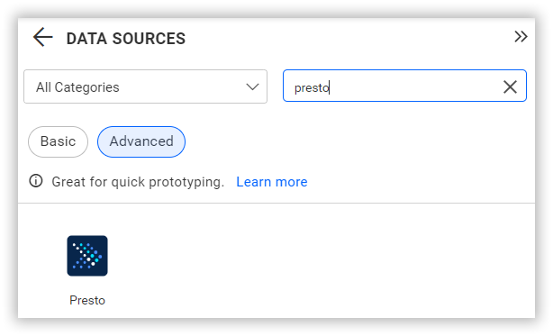 Choose data source