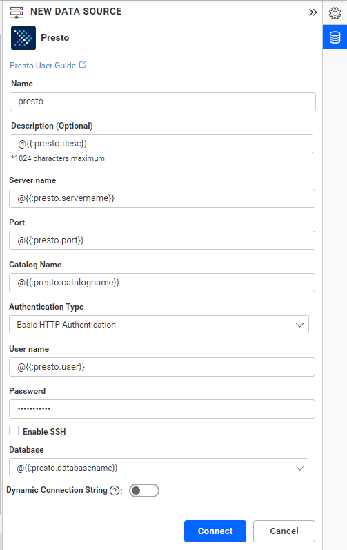 Dashboard Parameter