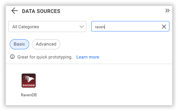 Choose data source