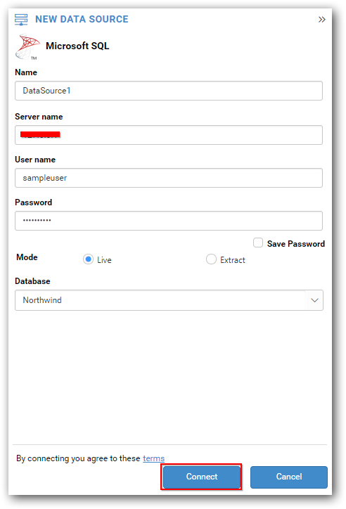 Connect data source