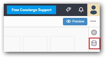 Data source button