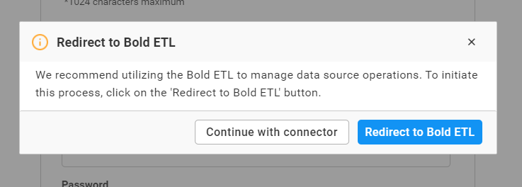etl Redirect Dialog