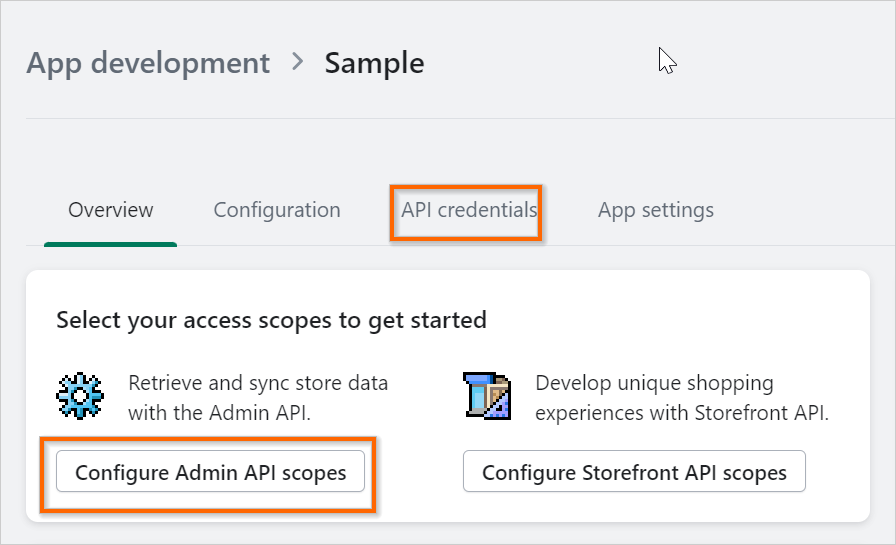 Choose Develop apps