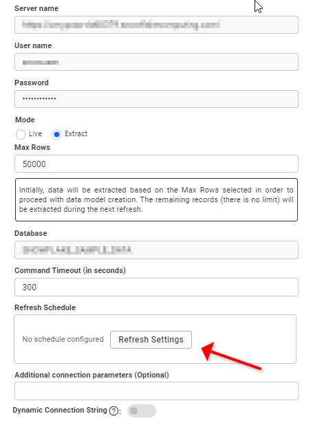 Refresh Setting