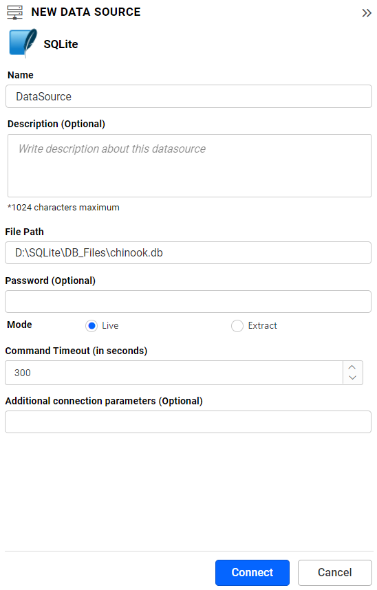 SQLite Connection