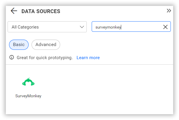 Choose data source