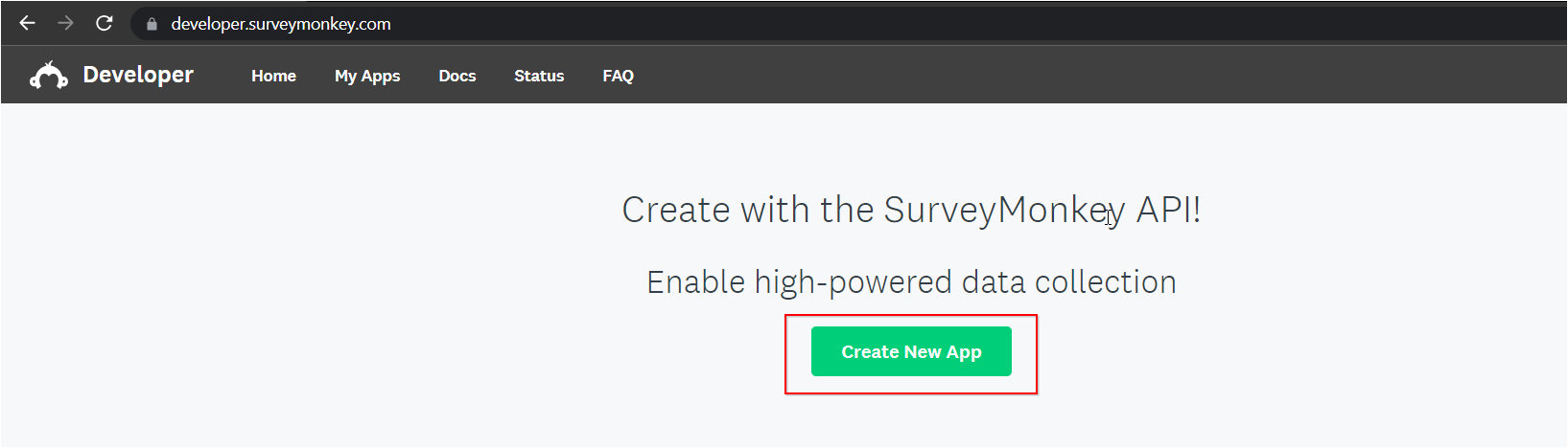 create new app