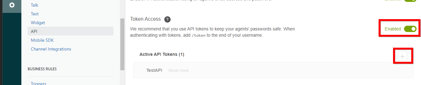 Token Access