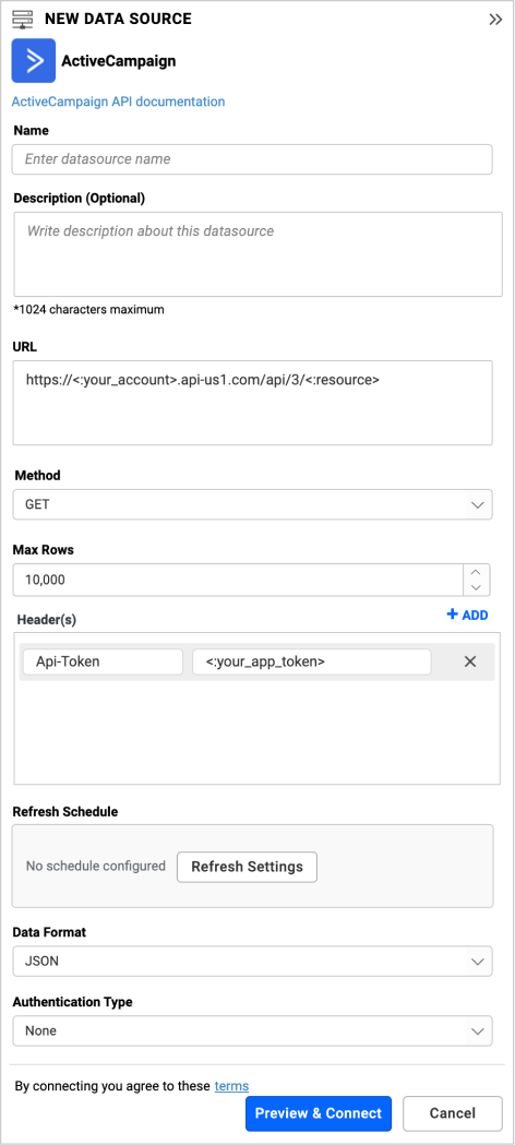 DataSourcesView