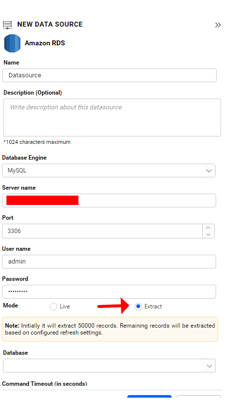 Extract Connection