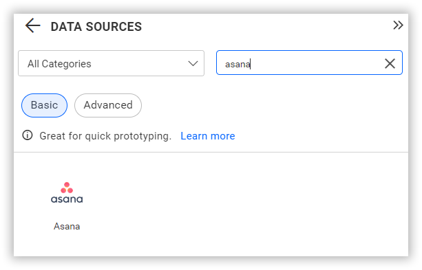 Choose data source