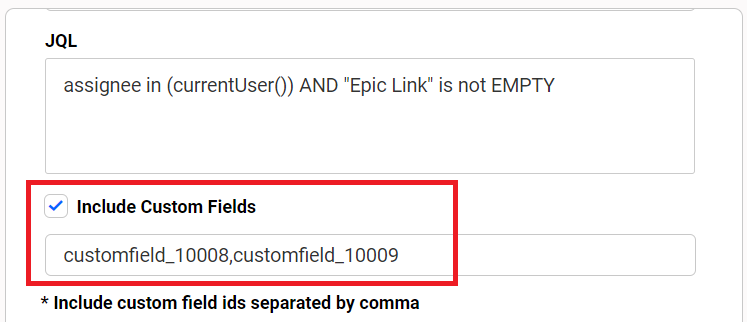 IncludedCustomFields