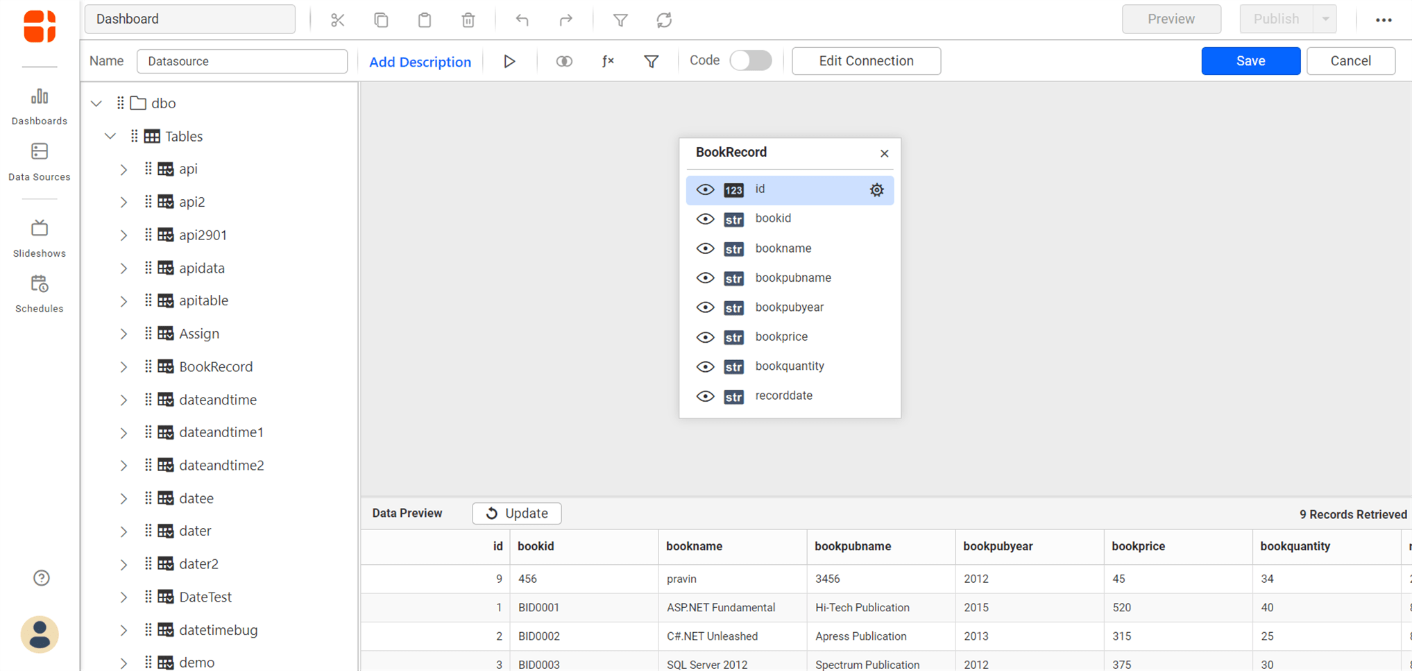 Query designer