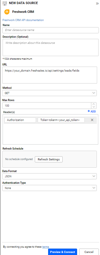 Choose data source