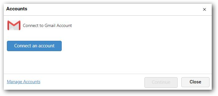 Create account