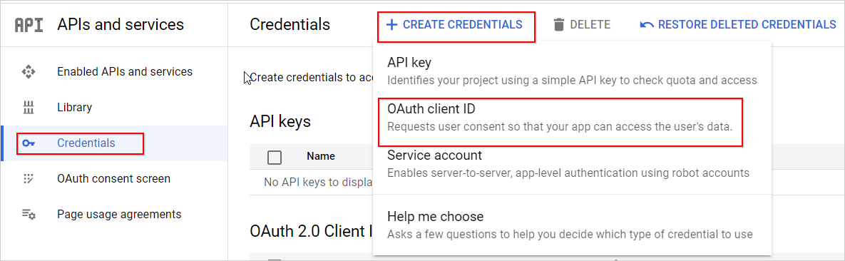 Credentials