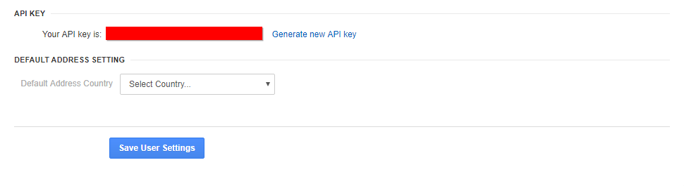 Reveal API Key