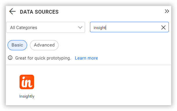 Choose data source