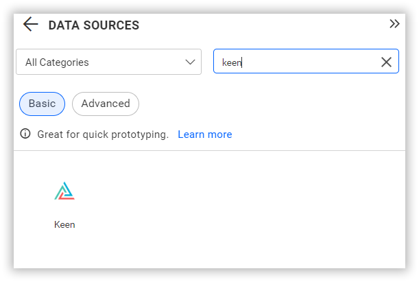 Choose data source