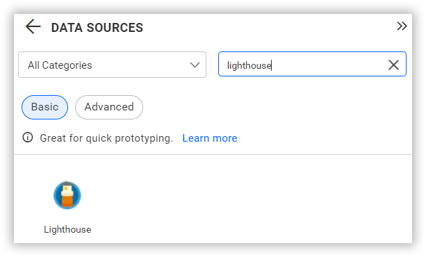 Choose data source