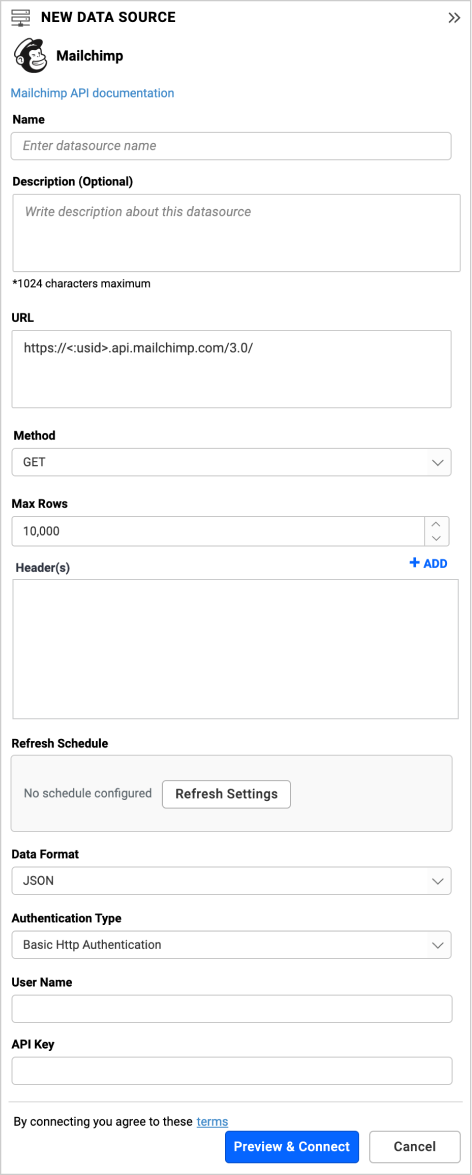 DataSourcesView
