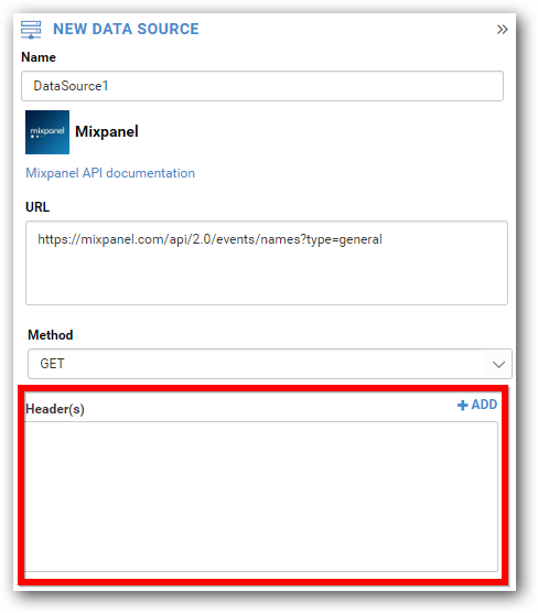 Header Mixpanel
