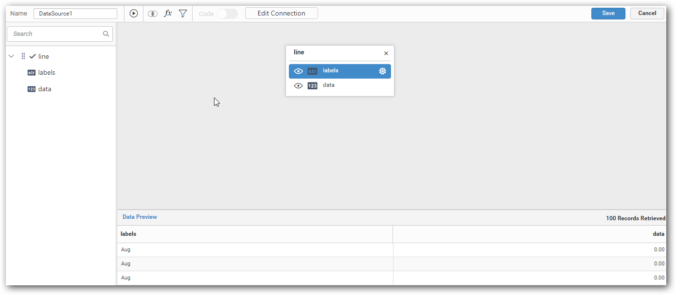 Data view