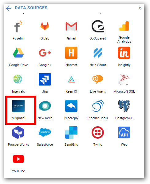 Mixpanel button