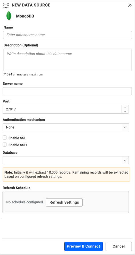 Choose data source