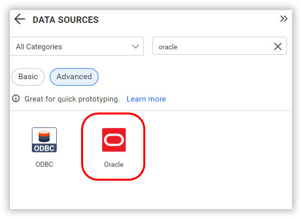 Oracle button