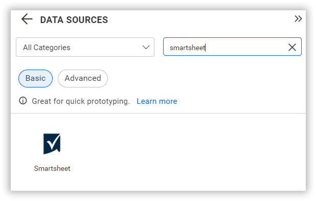 Choose data source