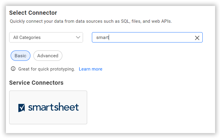 Choose data source
