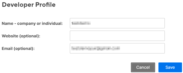 Developerprofile