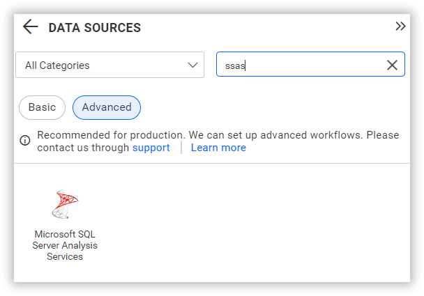 Choose data source