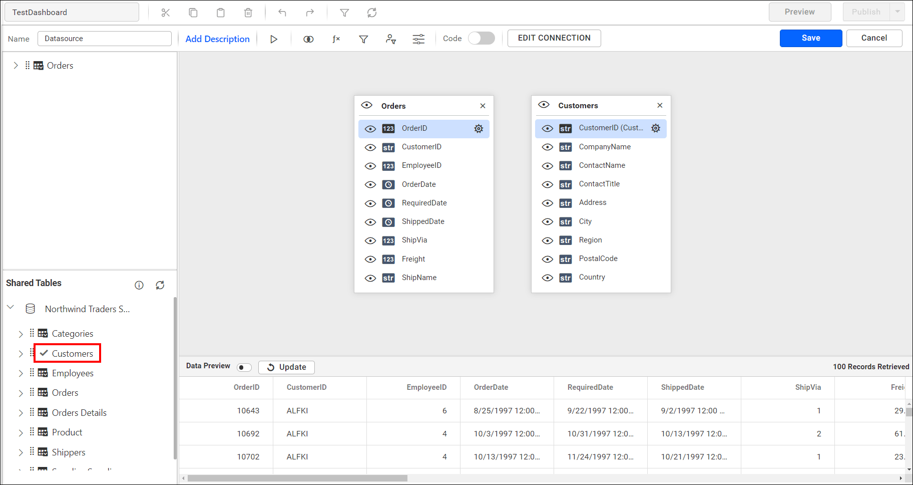 Add SharedTables