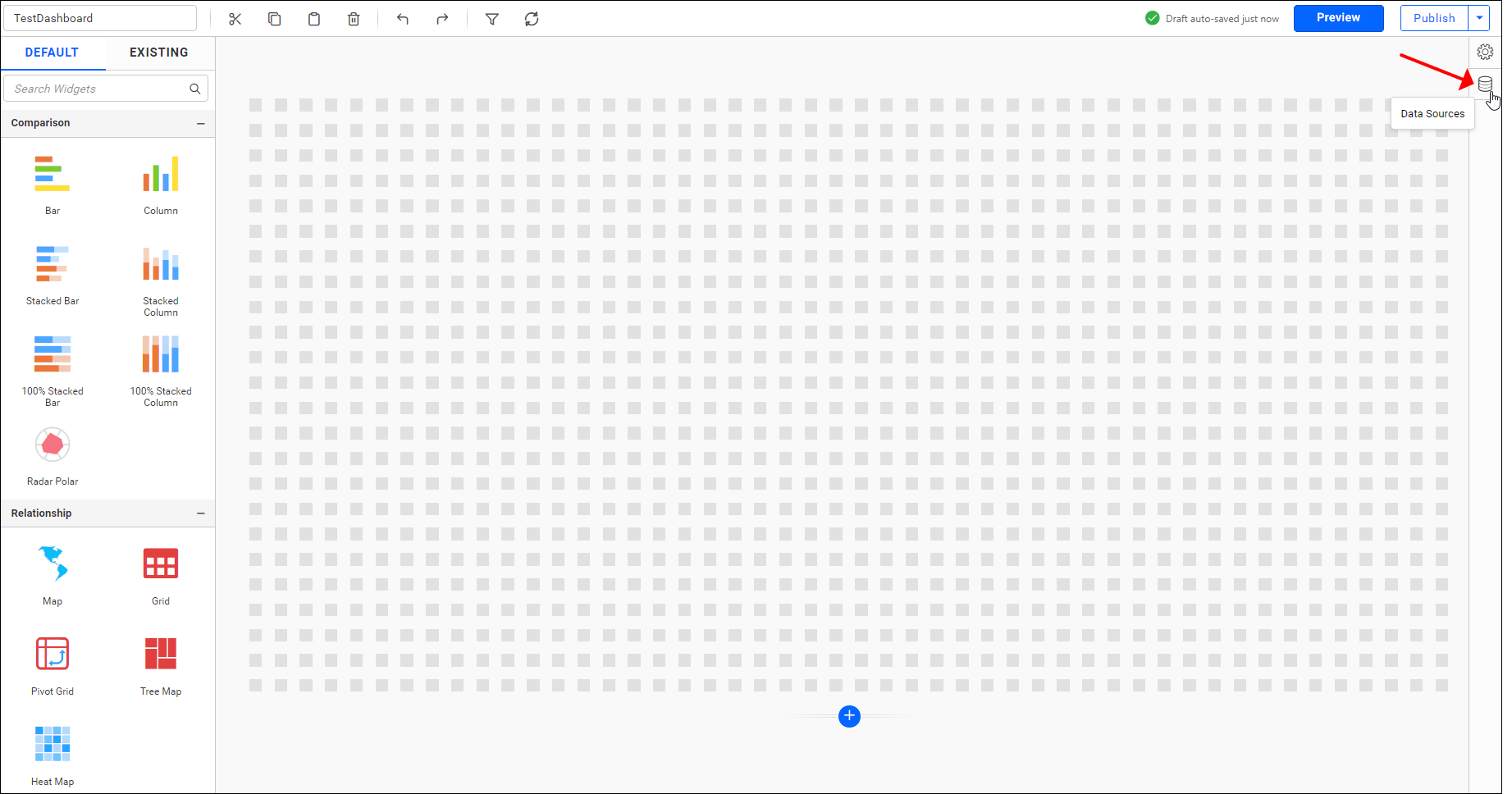 Data button
