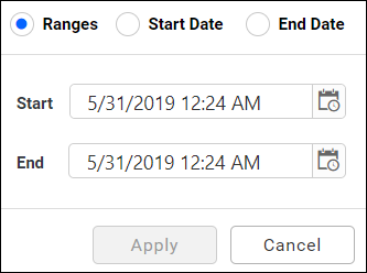 Date time options
