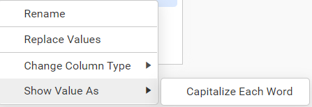 Select column